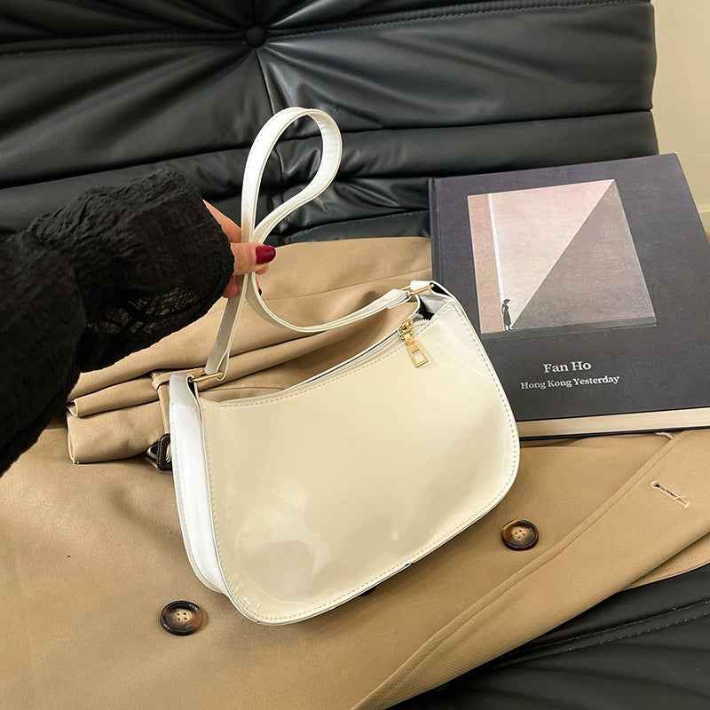 Womens Retro Simple Versatile Tote Bag