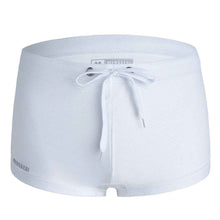 Men's Lace Nylon Low Waist Boxer Swimming Trunks Hot Spring Beach Pants