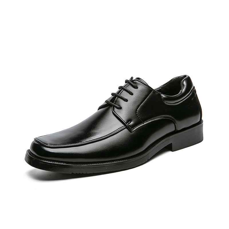 Low-top Square Toe Men's Business Casual Fashion Leather Shoes