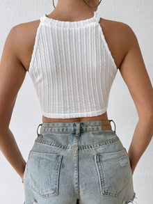 Elegant Tassel Crop Top For Women Spring And Summer Slim Fit