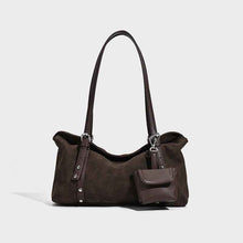 Retro Suede Pillow Bag For Women Large Capacity Perfect For Fall And Winter