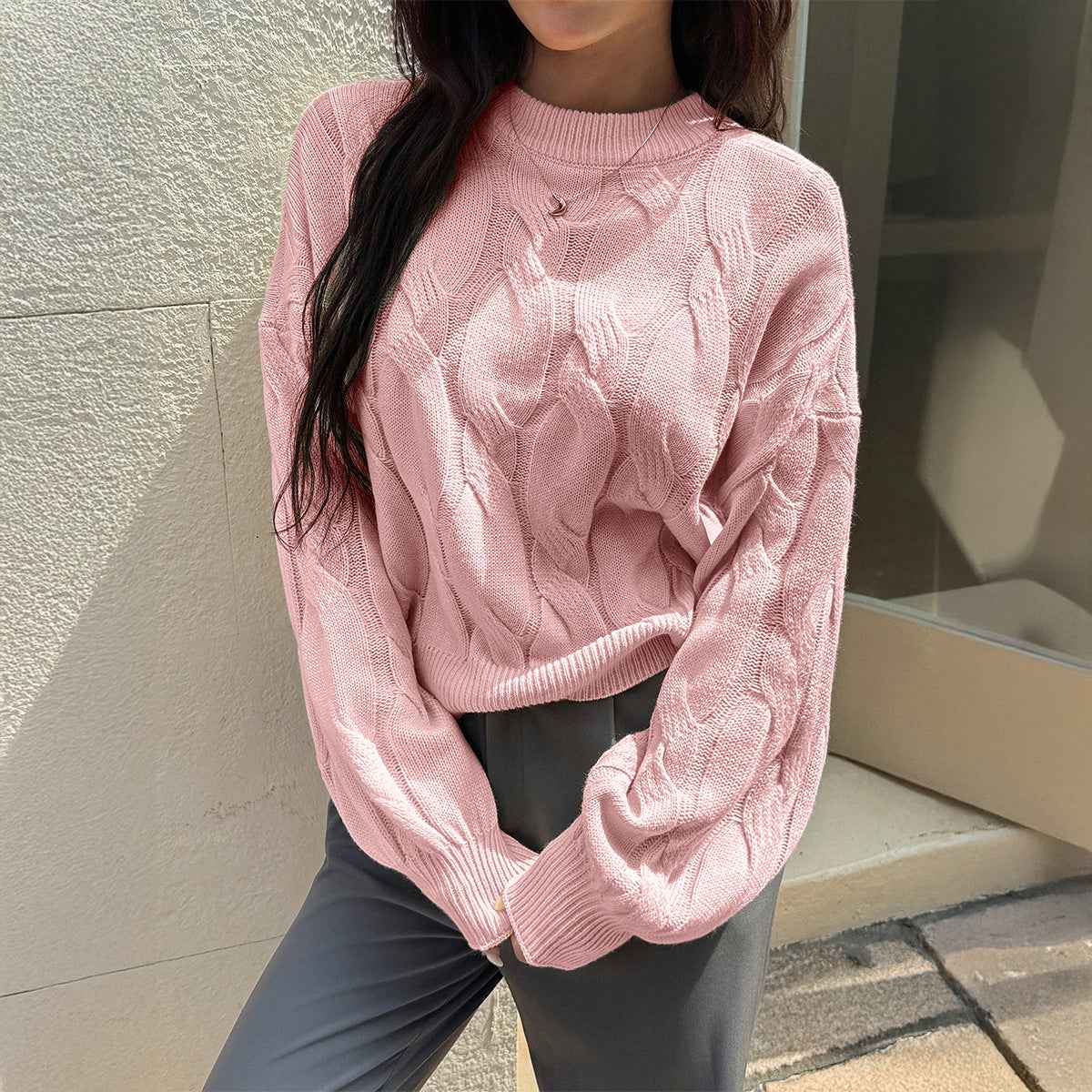 Long Sleeve Bottoming Shirt Sweaters Women's Clothing