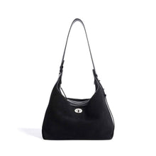 Cowhide Suede Bucket Bag Simple Versatile Chain Crossbody Bag