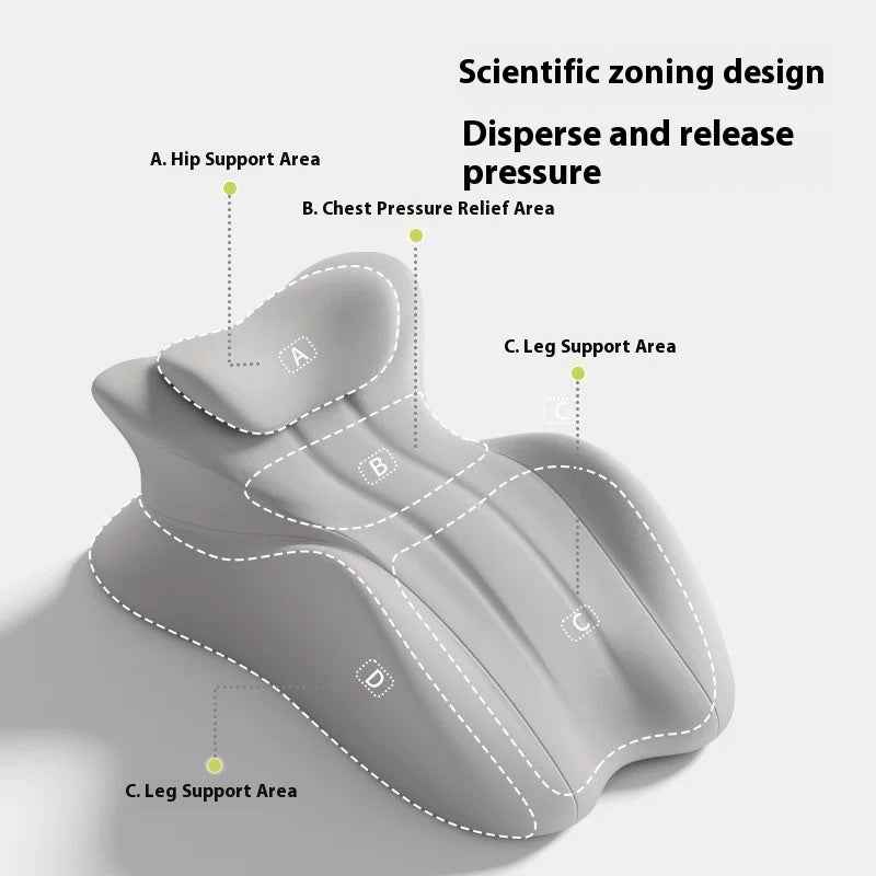 Leg Lifting And Playing Mobile Phone Face Pillow Bed Polyester Cotton Decompression
