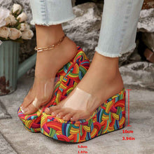 Plus-size Thick-soled Wedge Sandals For Women