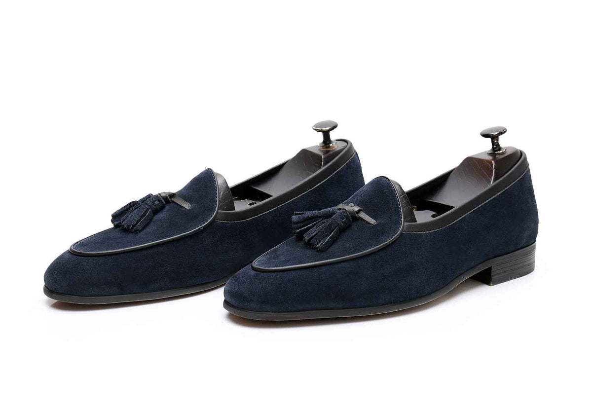 British-style Genuine Leather Business-casual Shoes For Men, Instagram-worthy Suede
