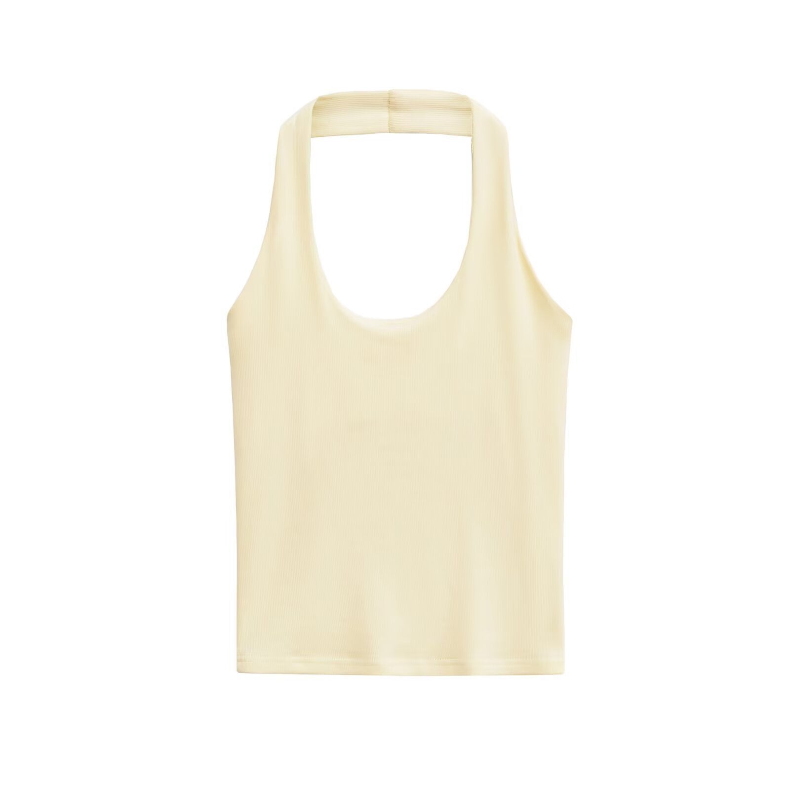 Fashion Hanging Collar Slim Fit Backless All-matching Top by Mirlaine Univers