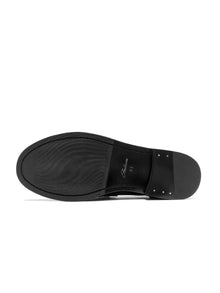 Leather Slip-on Loafers Genuine Leather Pleated Casual Shoes