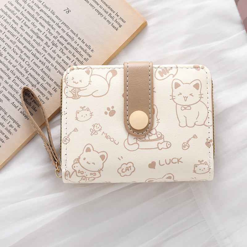 Simple And Cute Japanese-style Womens Clutch