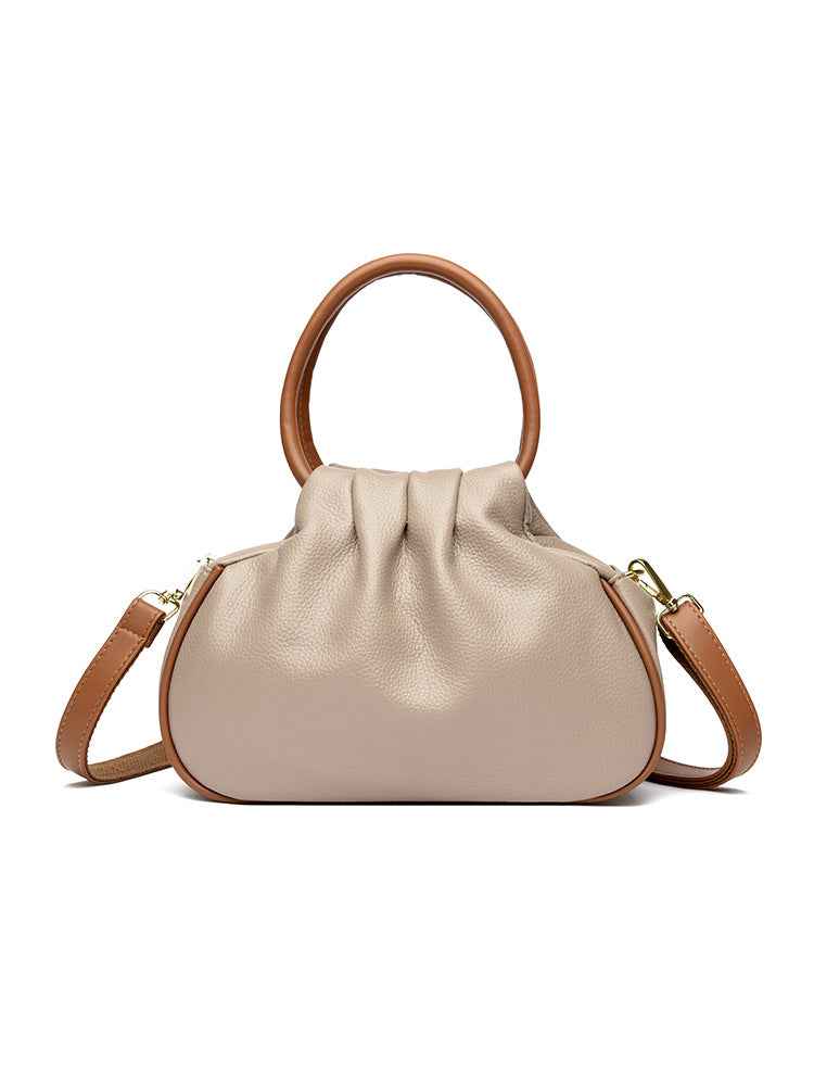 Large-capacity Pleated Crossbody Shoulder Bag For Women