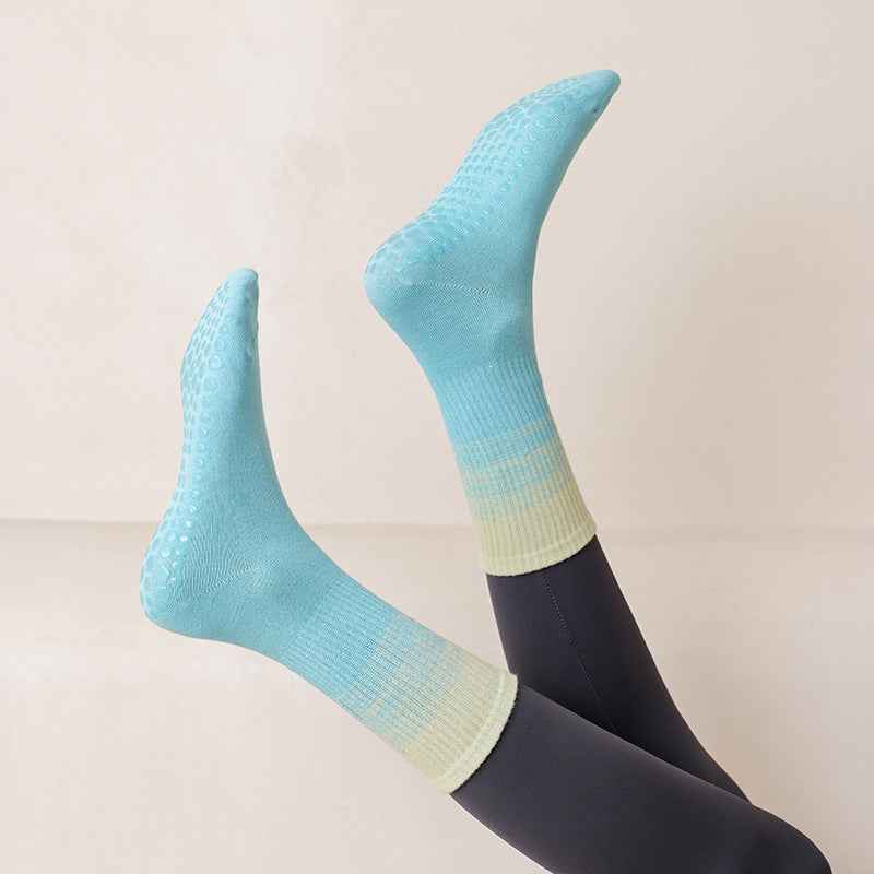 Gradient Yoga Socks Children's Professional Non-slip Autumn And Winter
