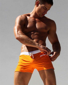 Men's Swimming Trunks Front Pocket Quick-drying Beach Pants