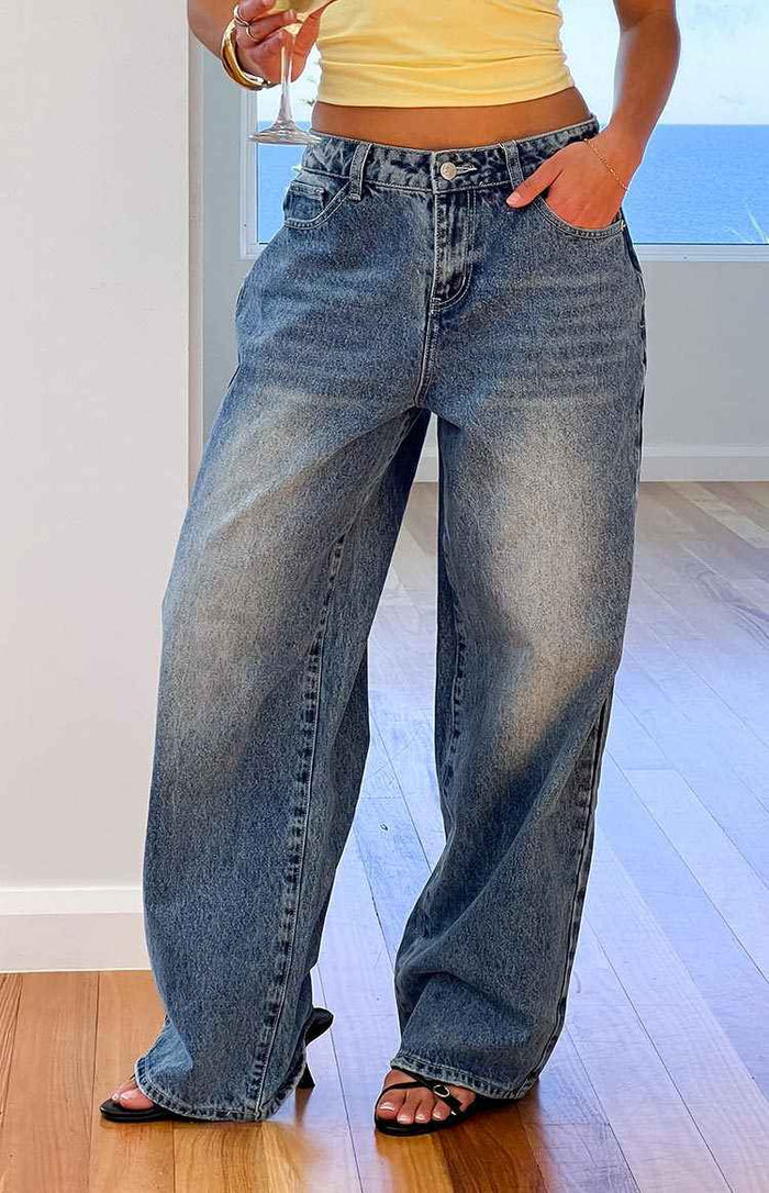 Jeans vintage délavés