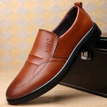 Mens Breathable Casual Business Leather Shoestrendy And Versatile by Mirlaine Univers
