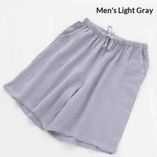 Men's Home Wear Loose-fitting Short Shorts Made Of Pure Cotton Crepe