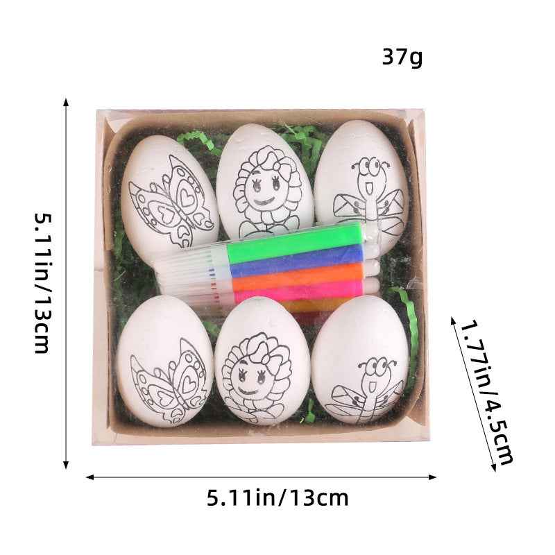 Easter DIY Hand-painted Eggs
