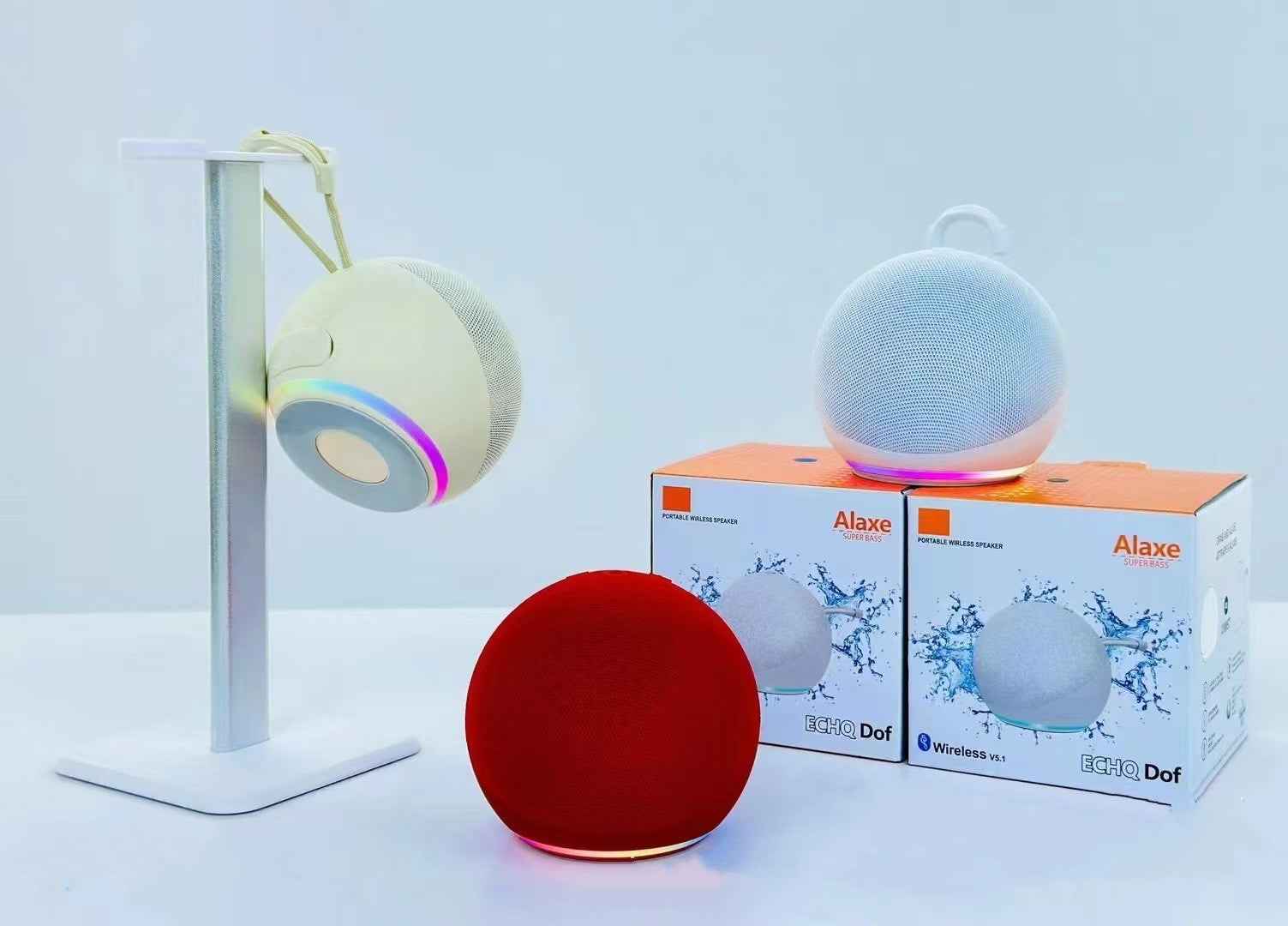 Wall-mounted Fabric Card-slot Mini Speaker With Desktop Subwoofer