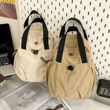 Large-Capacity Crossbody Nylon Backpack