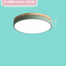 Macaron Round Bedroom Simple Study Living Room Ceiling Lamp