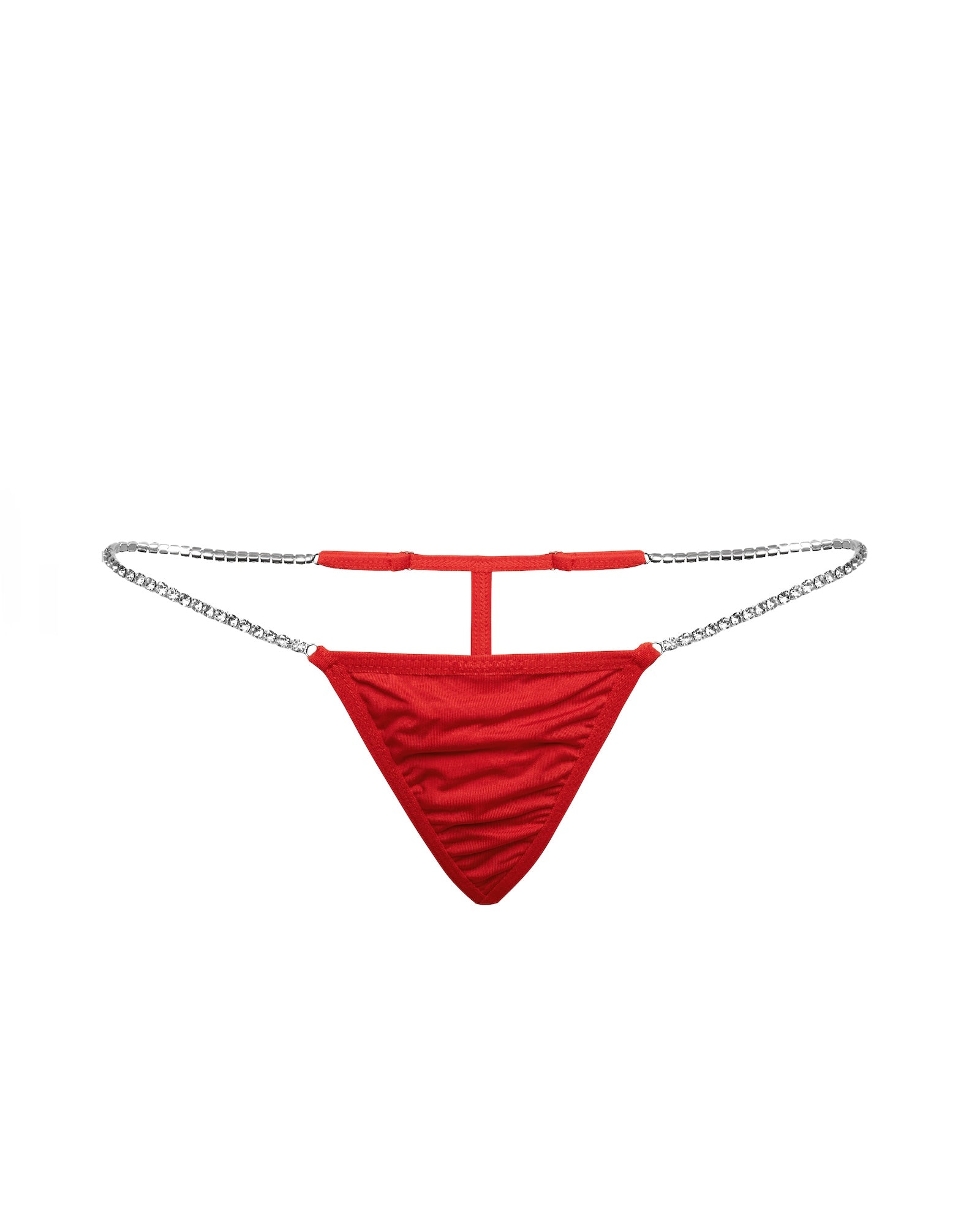 Adjustable Sides Rhinestone Thong, Eclipse by Less Is Amor
