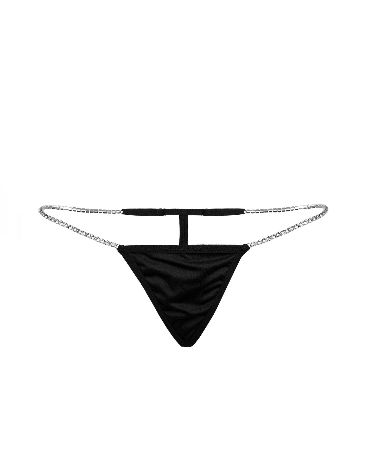Adjustable Sides Rhinestone Thong, Eclipse by Less Is Amor